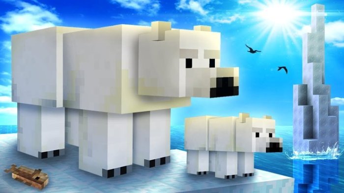 Breed polar bear minecraft