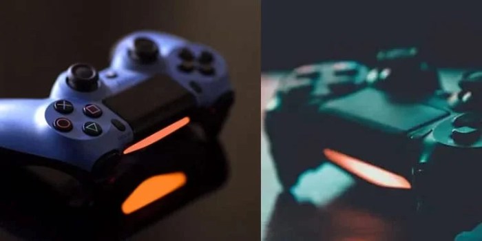 Orange blinking light ps4