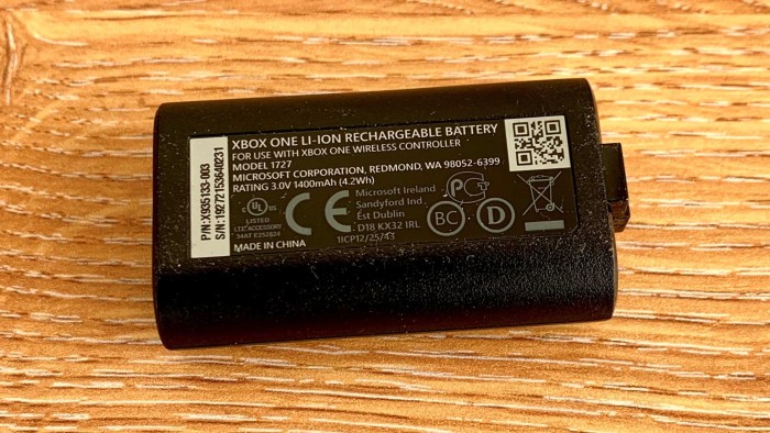 Recharge battery xbox one