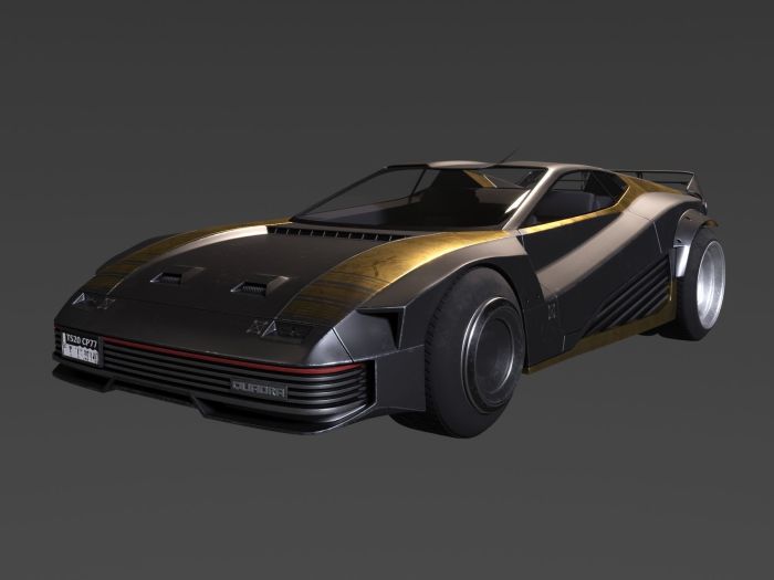 Cyberpunk 2077 model cars