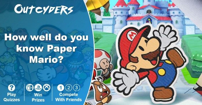 Paper mario quiz answers