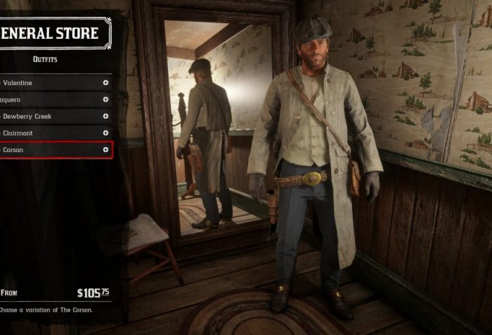 Rdr2 where to buy clothes