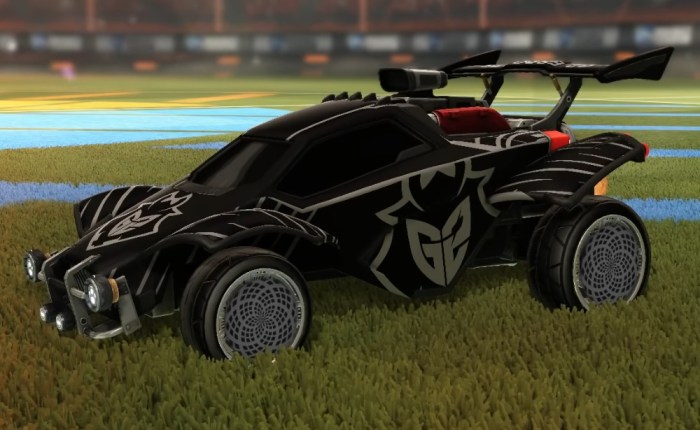Black wheels rocket league