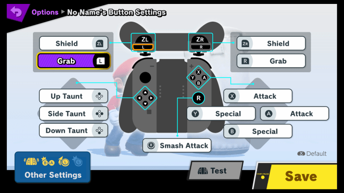 Smash bros brawl controls