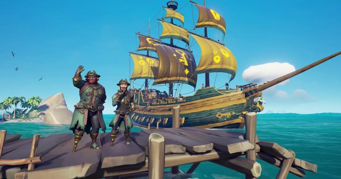 Sea thieves cross play pc gameplay xbox stunning 4k looks