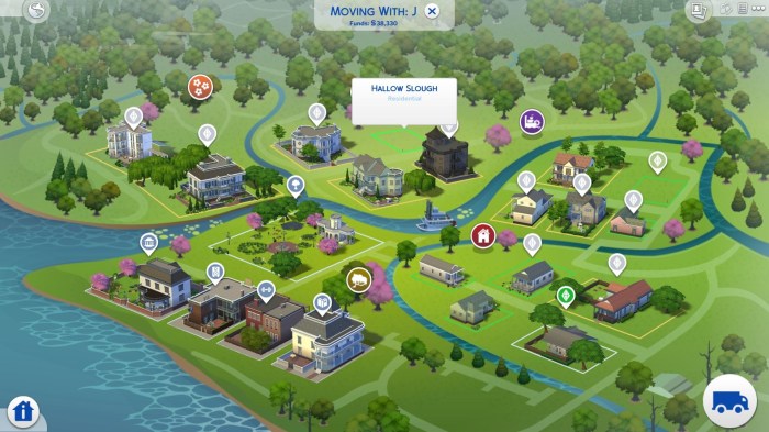 How to move lots in sims 4