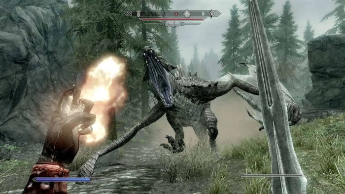 Skyrim elder scrolls switch nintendo launches november screenshots