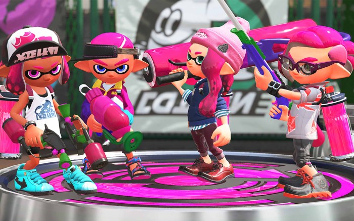 Splatoon 2 hero weapons