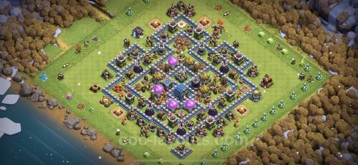 Base clash th14 clans