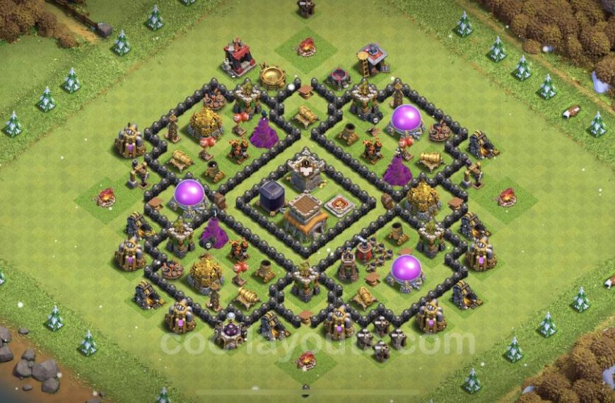 Clash of clan level 8 base