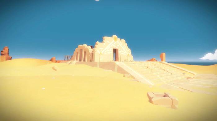 The witness desert ruins