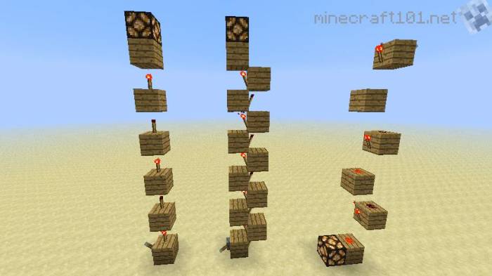 How to make redstone go up