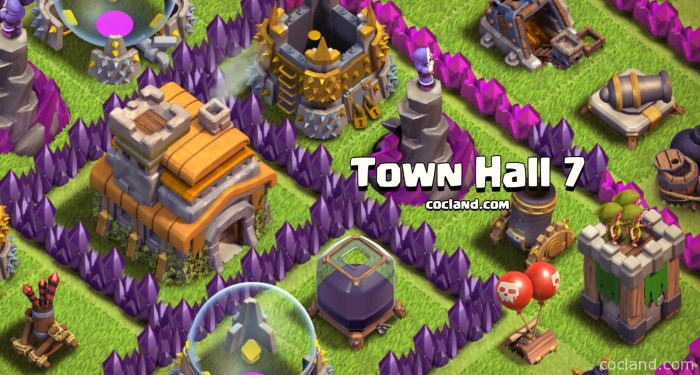Clash of clans town hall 7