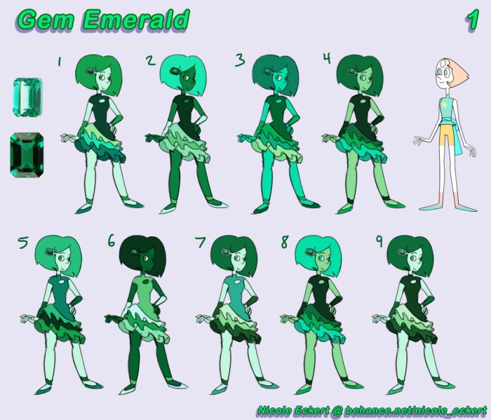 Steven universe green gem