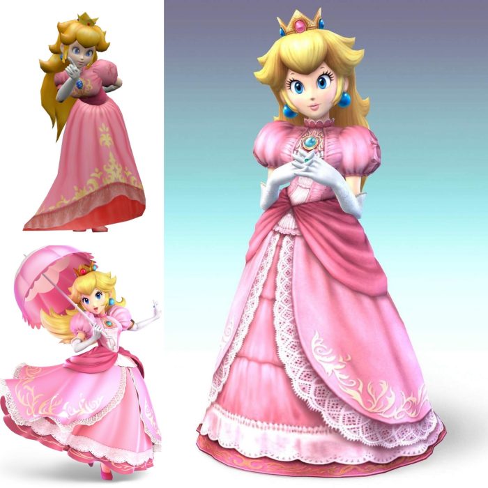 All princess peach outfits