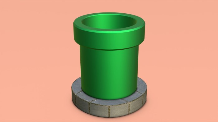 Green tube in mario games