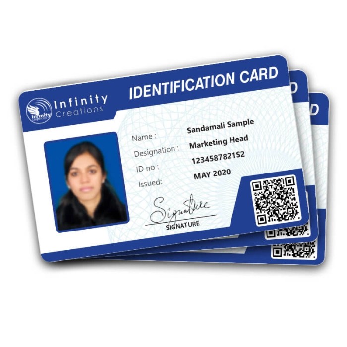 Control warehouse id cards