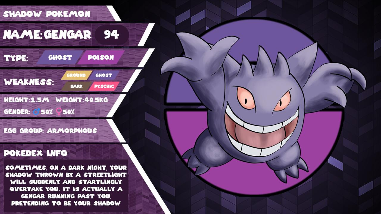 Pokemon heart gold gengar